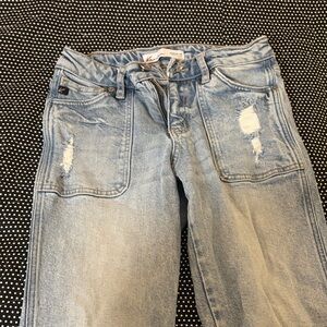 Maurices Faded Blue Ripped Jeans